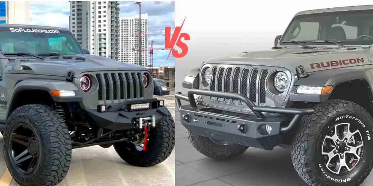 Jeep Wrangler Rubicon vs Sahara