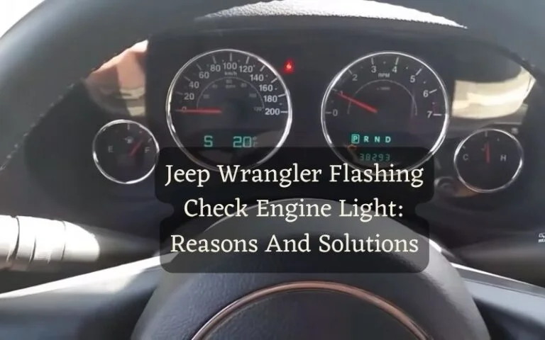 flashing check engine light jeep wrangler 2016