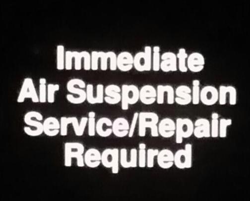 Immediate Air Suspension Service Required Jeep Grand Cherokee